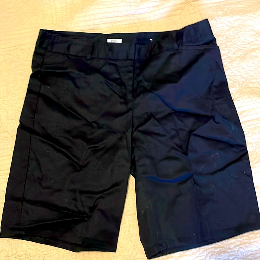 Black dress shorts